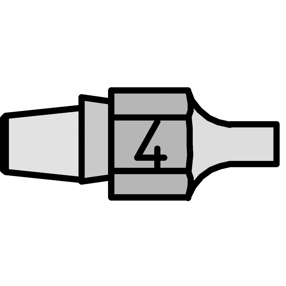 DX 114 Desoldering Nozzle 1 DX 114 Desoldering Nozzle