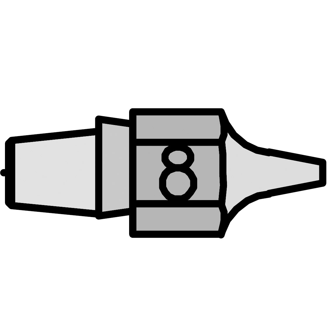 DX 118 Desoldering Nozzle 1 DX 118 Desoldering Nozzle