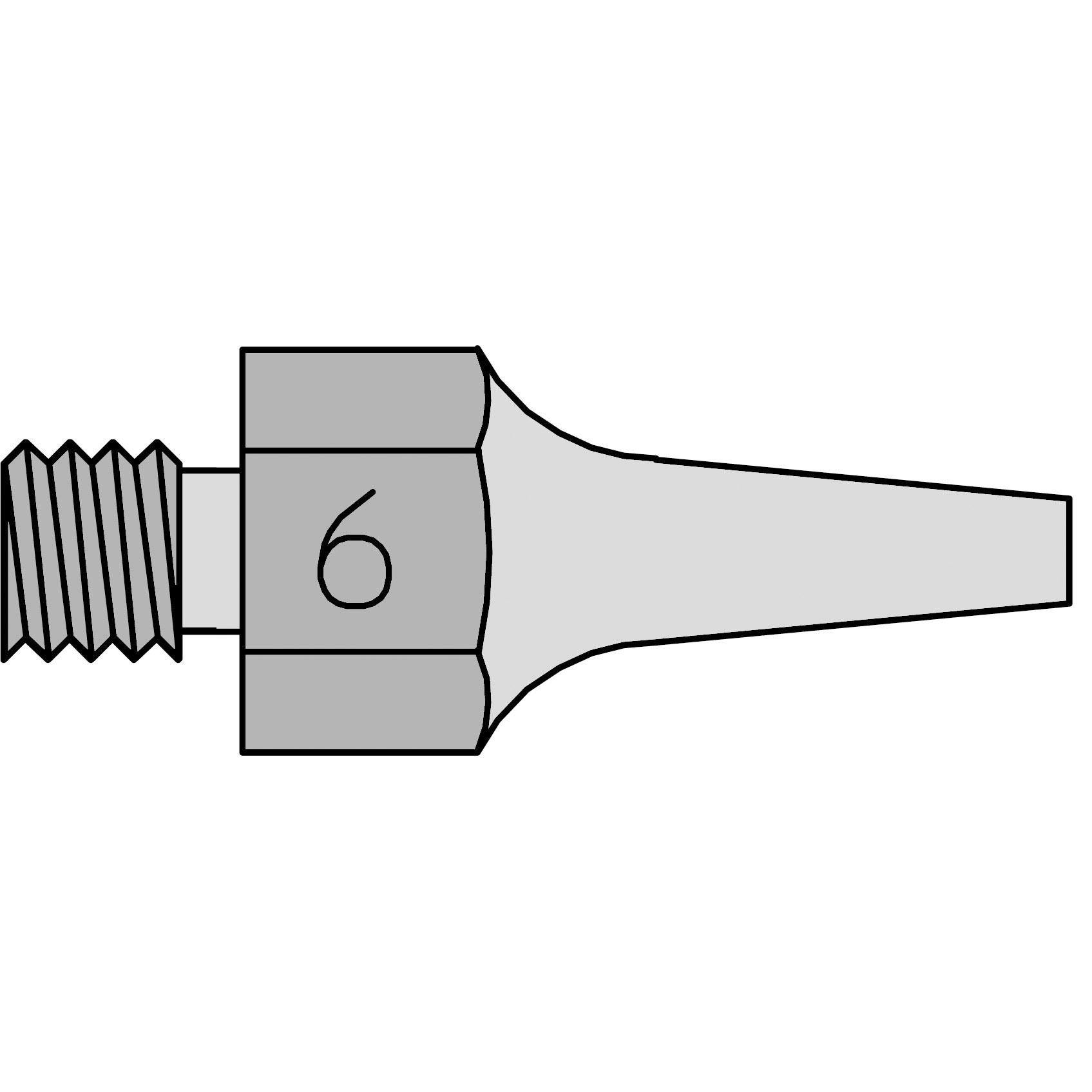 DS 116 Desoldering nozzle 1 DS 116 Desoldering nozzle