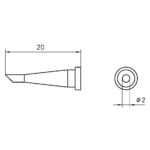 LT 22CP soldering tip