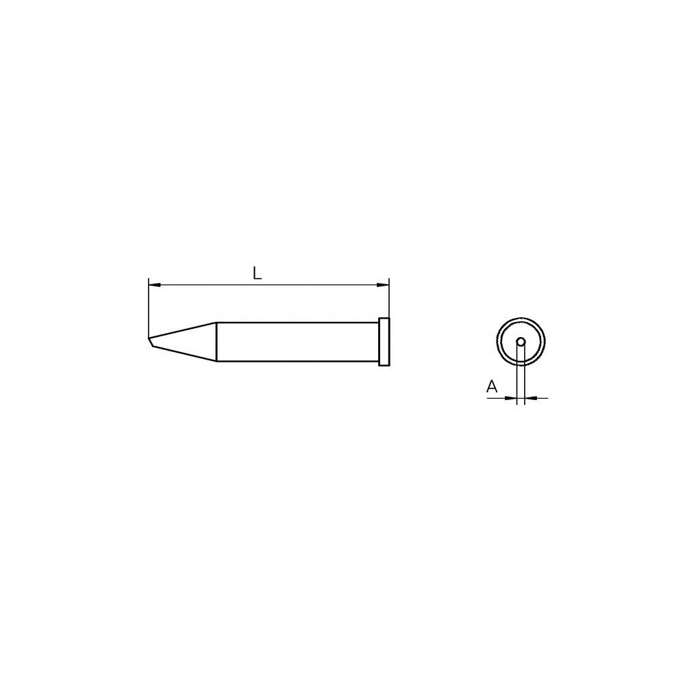 XT GW1 Soldering Tip 1 XT GW1 Soldering Tip