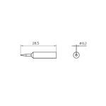 XNT 1SCNW Soldering tip