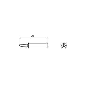 XNT AA 45° Soldering tip