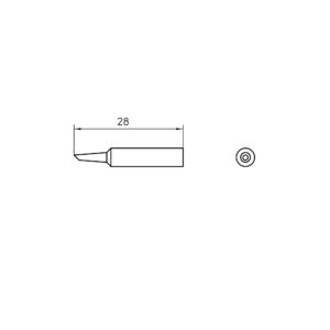 XNT F 45° Soldering tip