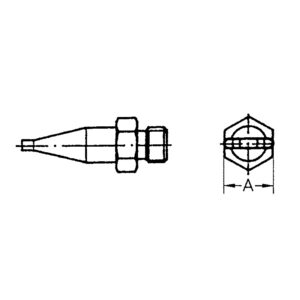 F02 Hot Air Nozzle