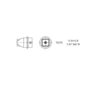 NQ 10 Hot air nozzle