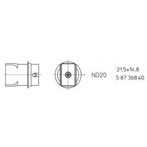 ND 20 Hot Air Nozzle