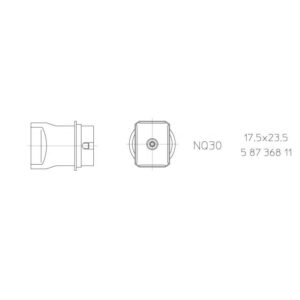 NQ 30 Hot air nozzle