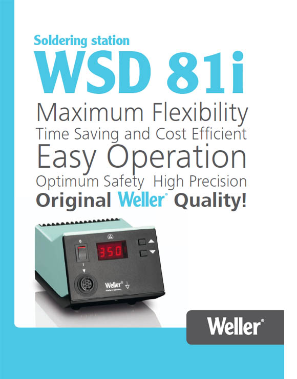 WSD81i Brochure_T0055733200_EN Weller WSD 81i Broschure - Image 1