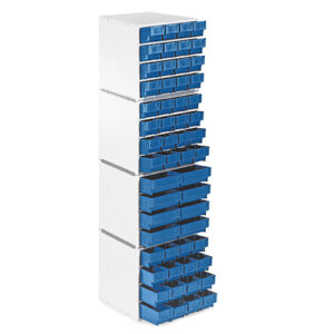 Stationary modular storage counter