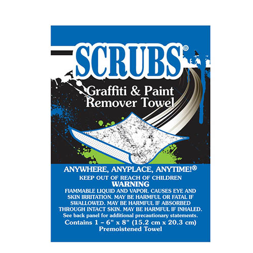 دستمال حوله ای تمیز کننده گرافیت و رنگ یک عددی Scrubs