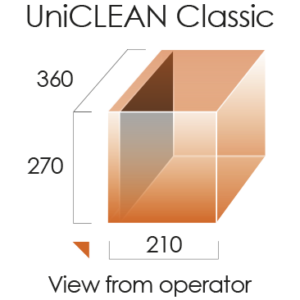 UniCLEAN-Classic-30l-usable-space-of-chamber-cleaning-machine